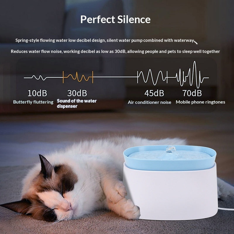 Automatic Circulating Filter Cat Water Fountain